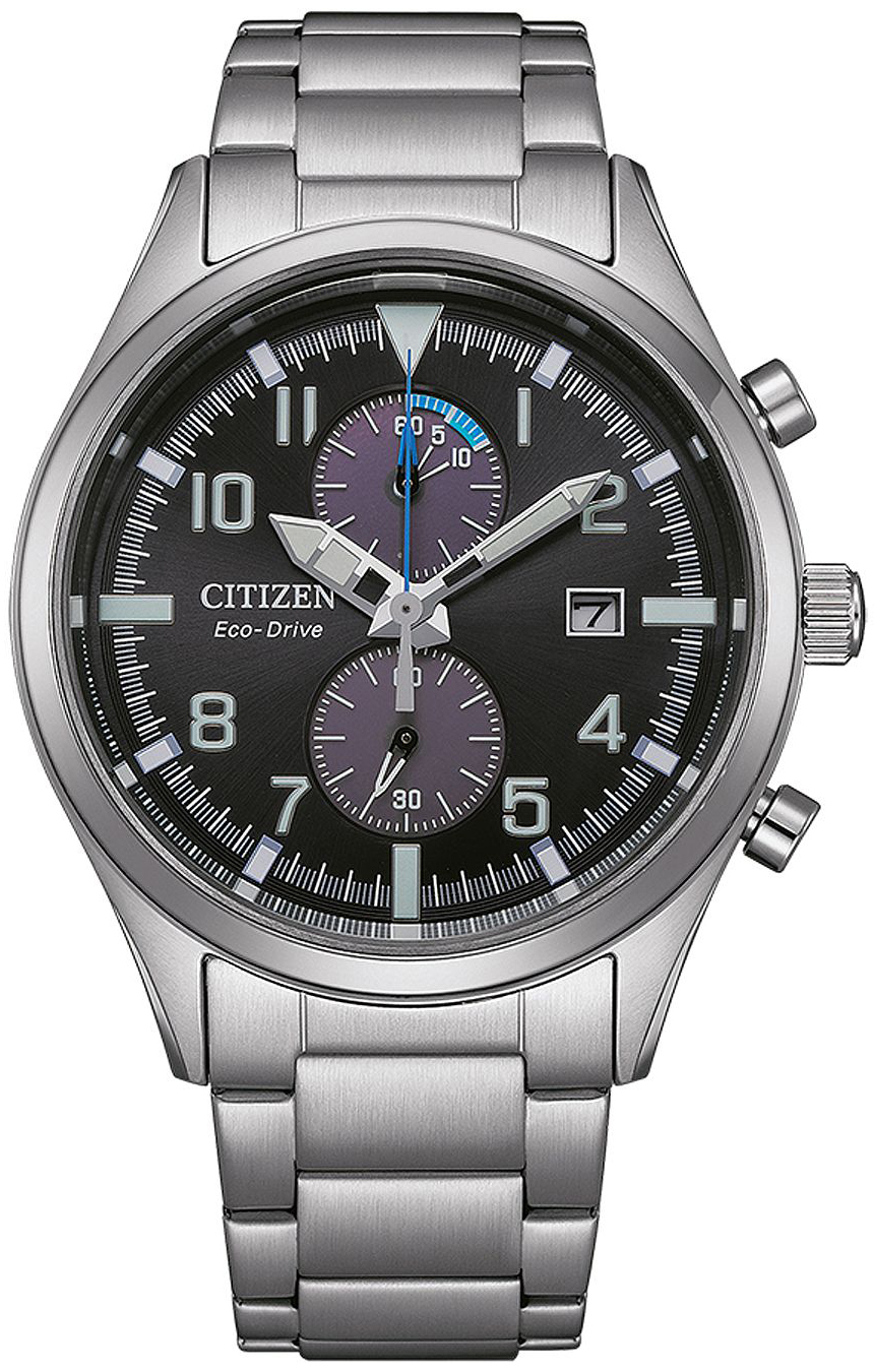 Citizen Herreklokke CA7028-81E Eco Drive Sort/Stål Ø43 mm