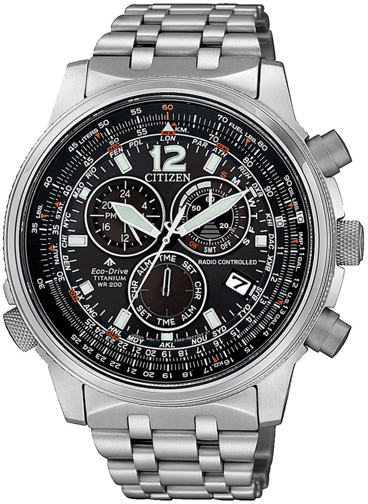 Citizen Herreklokke CB5850-80E Sort/Titan Ø43 mm