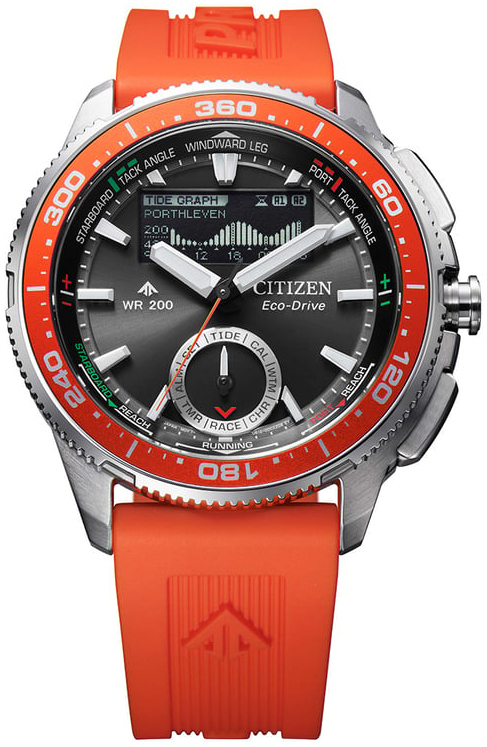 Citizen Herreklokke JV3000-13E Promaster Marine Sort/Gummi Ø42 mm