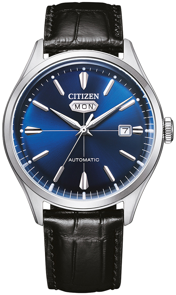 Citizen Herreklokke NH8390-20LE Classic Blå/Lær Ø40.2 mm