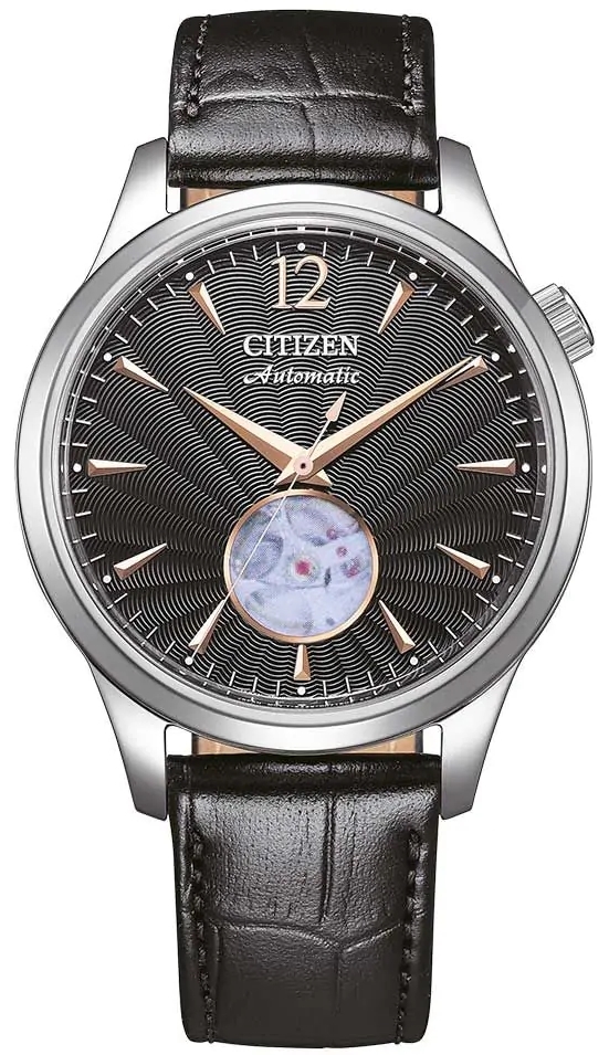 Citizen Herreklokke NH9131-14E Classic Sort/Lær Ø40 mm