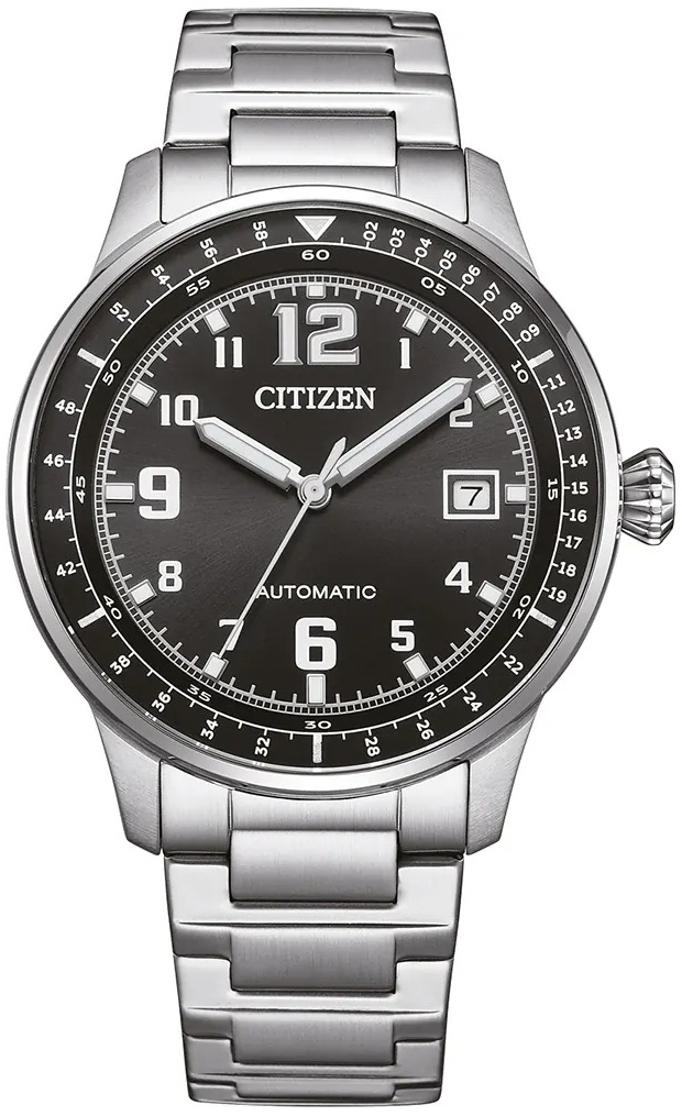 Citizen Herreklokke NJ0190-51E Urban Sort/Stål Ø40 mm