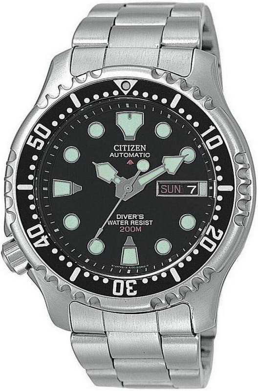 Citizen Herreklokke NY0040-50E Sort/Stål Ø43 mm