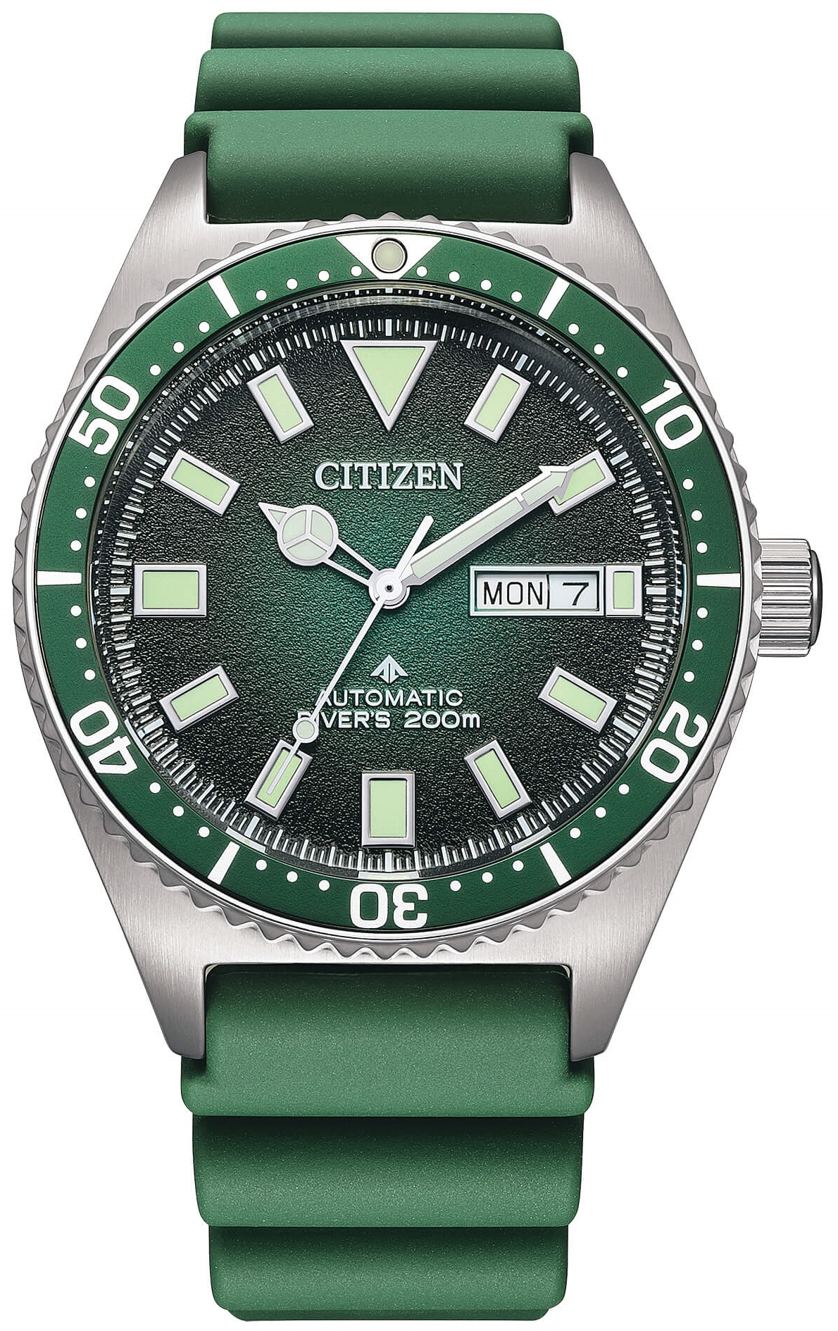 Citizen Herreklokke NY0121-09X Promaster Grønn/Gummi Ø41 mm