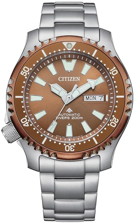 Citizen Herreklokke NY0164-65X Promaster Marine Brun/Stål Ø42 mm