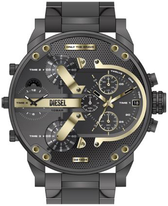 Diesel Herreklokke DZ7484 Ms9 Grå/Stål Ø57 mm