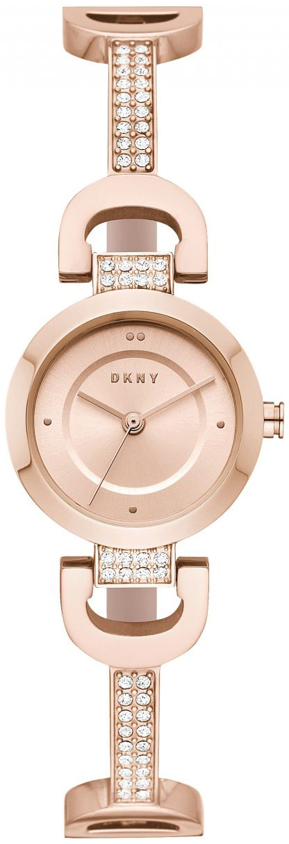 DKNY City Link Dameklokke NY2752 Rosegullfarget/Rose-gulltonet stål - DKNY