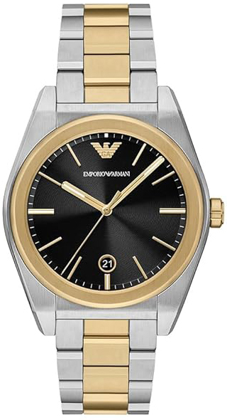 Emporio Armani Herreklokke AR11715 Sort/Gulltonet stål Ø41 mm