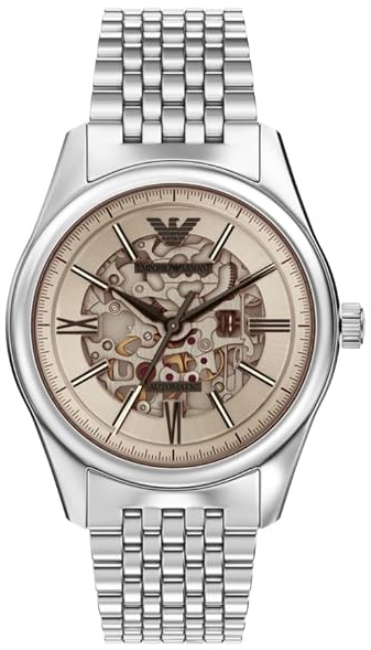 Emporio Armani Herreklokke AR60095 Beige/Stål Ø43 mm