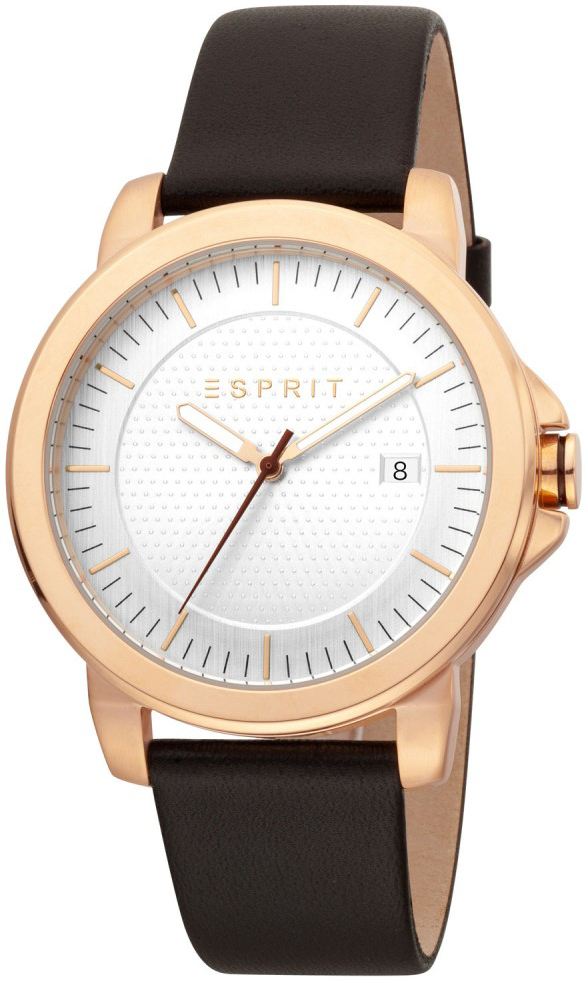 Esprit Herreklokke ES1G160L0025 Layer Hvit/Lær Ø41 mm