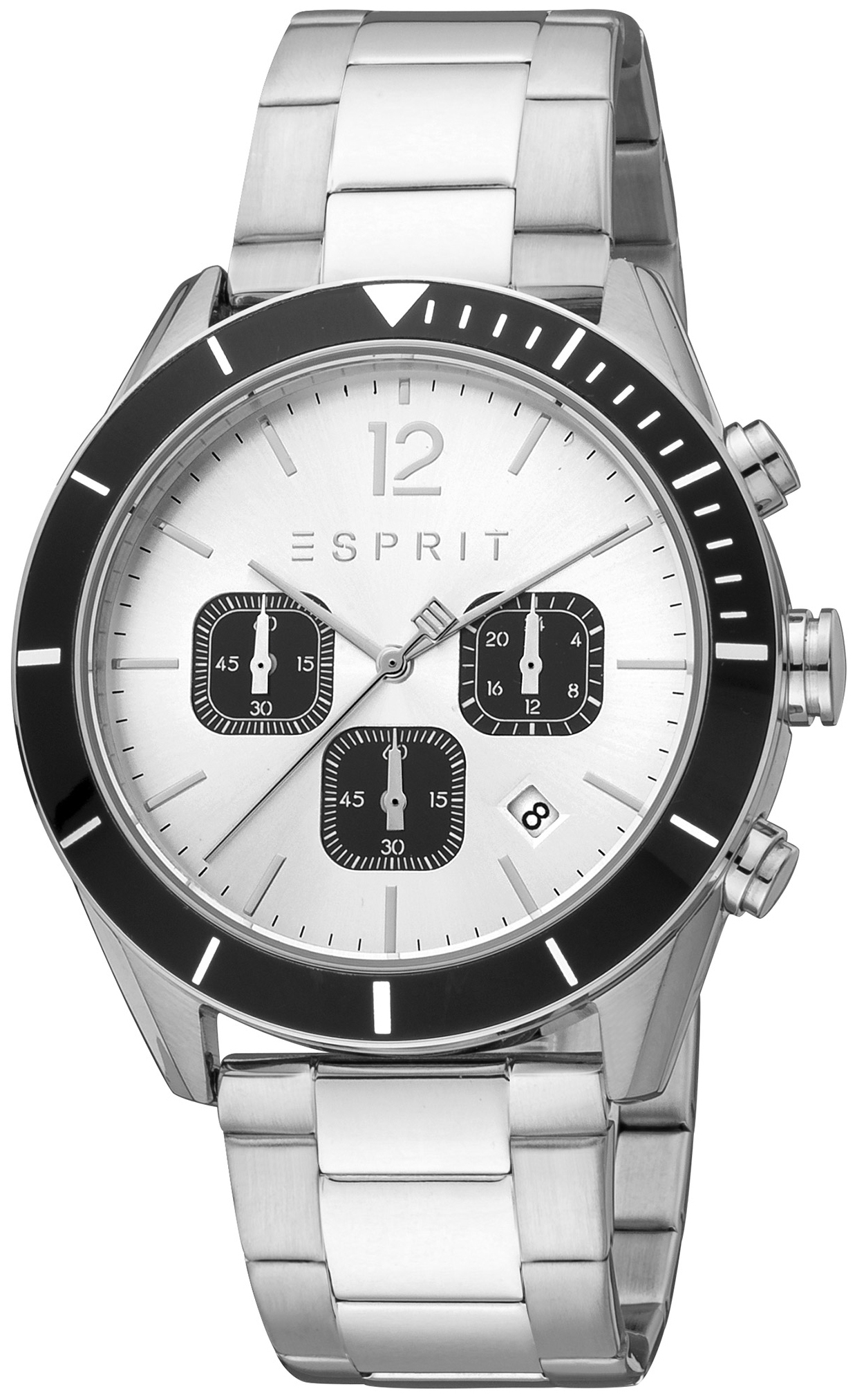 Esprit Herreklokke ES1G372M0045 Classic Sølvfarget/Stål Ø43 mm