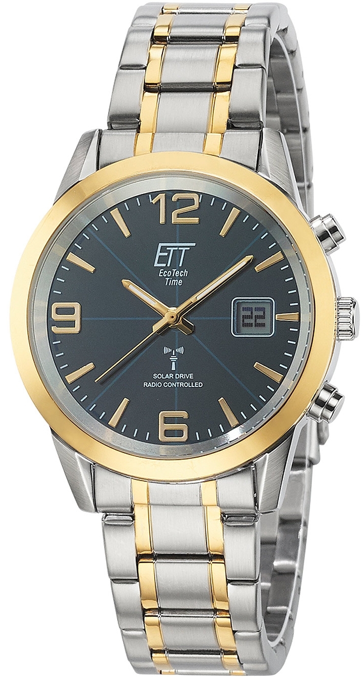 ETT Eco Tech Time Herreklokke EGS-11502-32M Basic Blå/Gulltonet