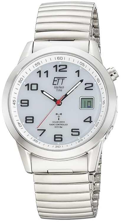 ETT Eco Tech Time Herreklokke EGS-11711-12Z Hvit/Stål Ø41 mm
