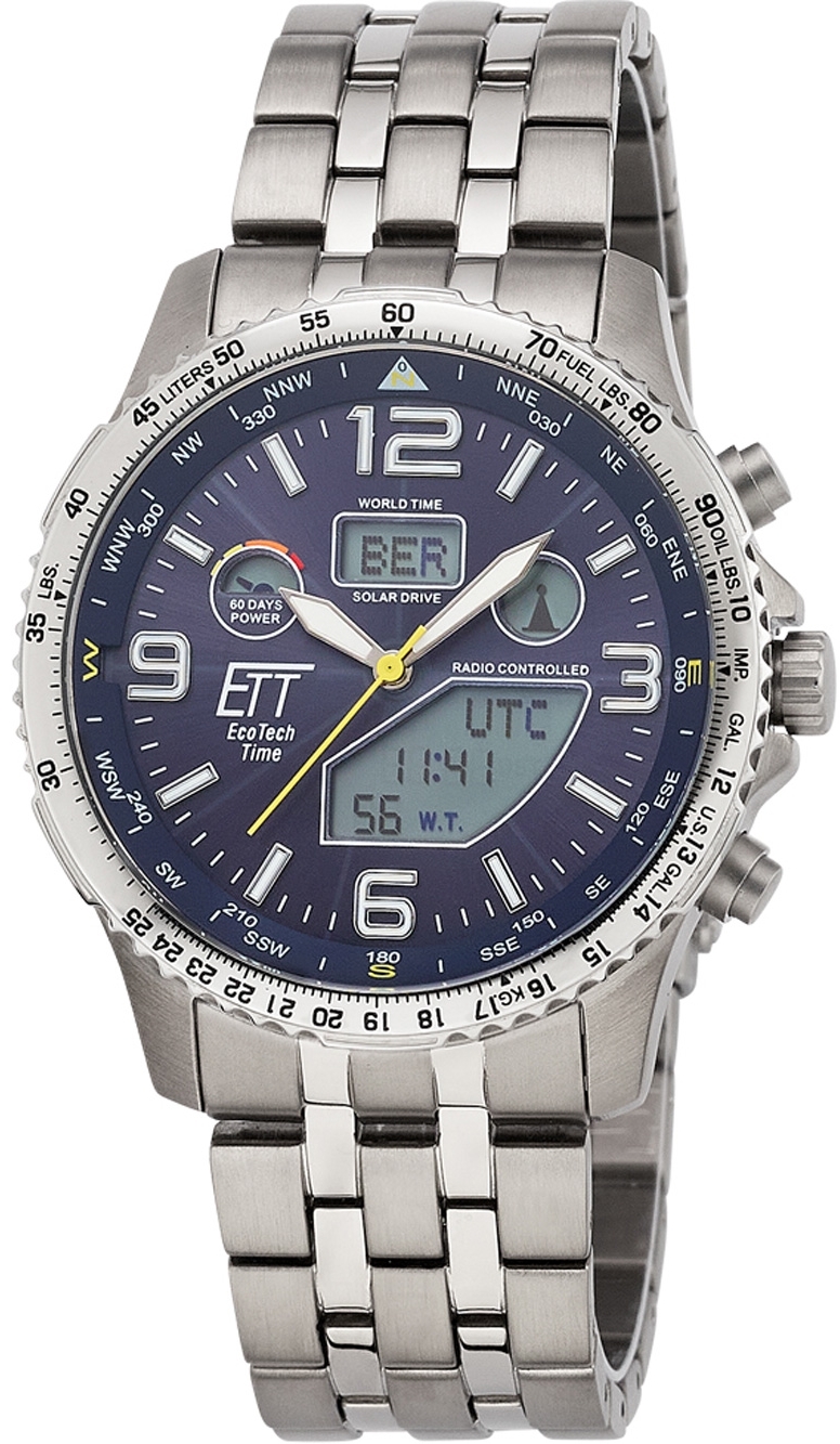 ETT Eco Tech Time Herreklokke EGT-11575-31M Professional Blå/Titan