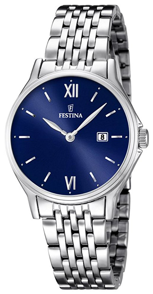 Festina F16748-3 Blå/Stål Ø31 mm - Festina