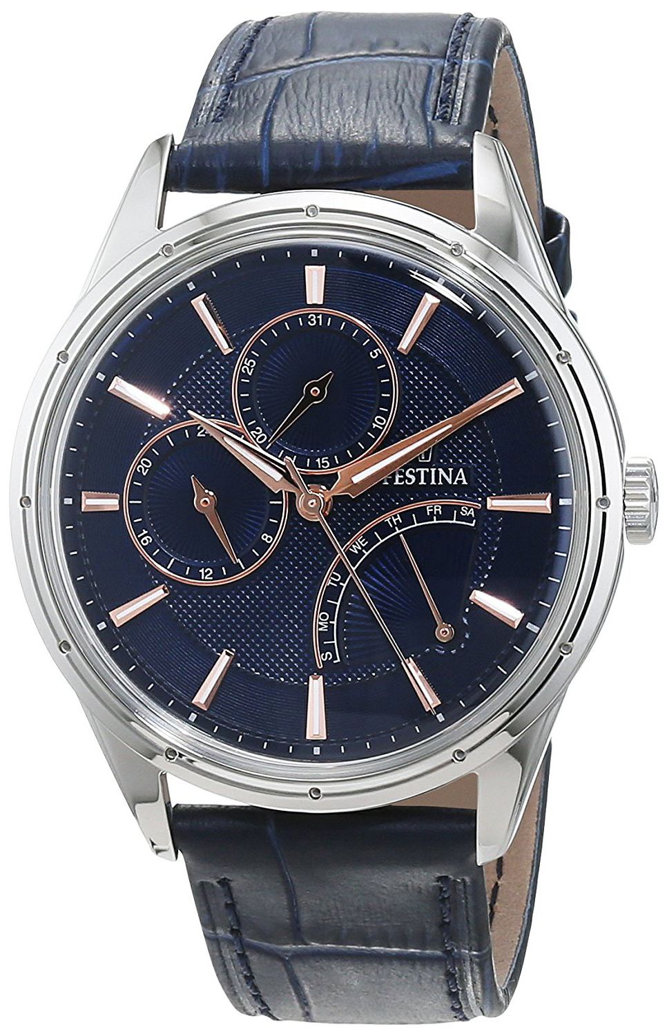 Festina Herreklokke F16974-2 Brun/Lær Ø41 mm - Festina