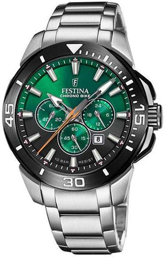 Festina Herreklokke F20641-B Chrono Bike Flerfarget/Stål Ø47 mm