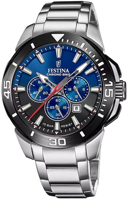 Festina Herreklokke F20641-C Chrono Bike Flerfarget/Stål Ø47 mm