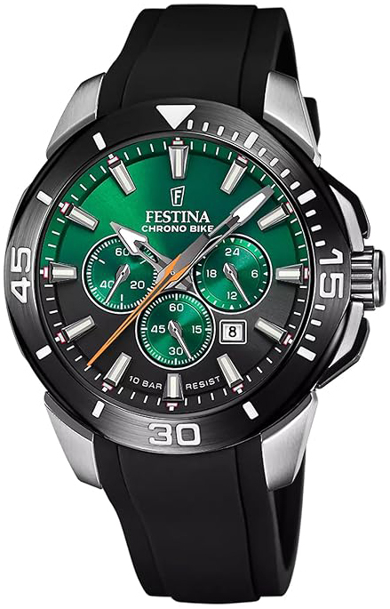 Festina Herreklokke F20642-C Chrono Bike Flerfarget/Gummi Ø47 mm
