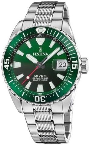 Festina Herreklokke F20669-2 Diver Flerfarget/Stål Ø44 mm