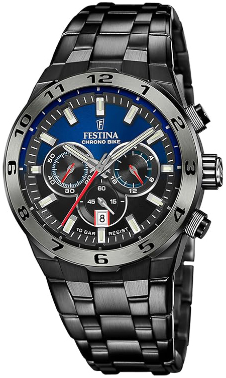 Festina Herreklokke F20673-1 Chrono Bike Flerfarget/Stål Ø44.5 mm