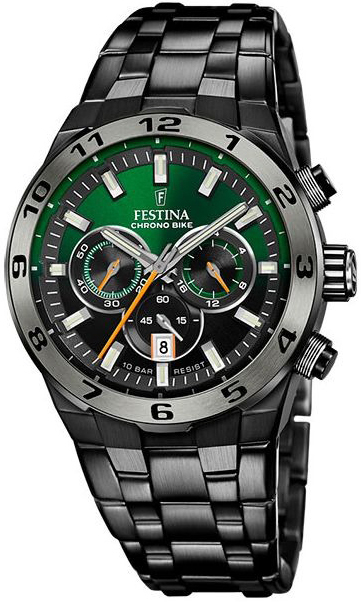 Festina Herreklokke F20673-2 Chrono Bike Flerfarget/Stål Ø44.5 mm