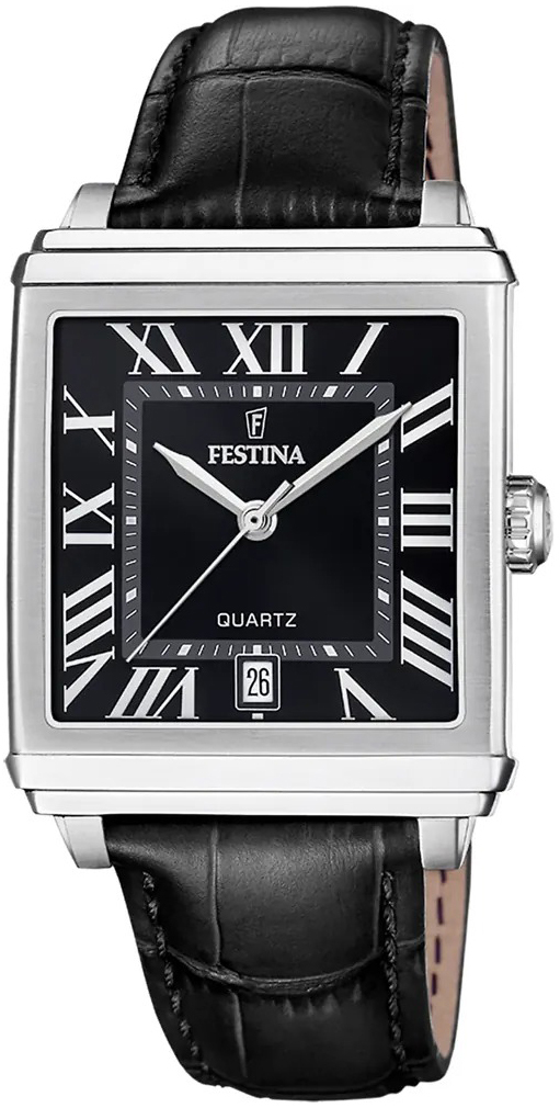 Festina Herreklokke F20681-3 Classic Sort/Lær