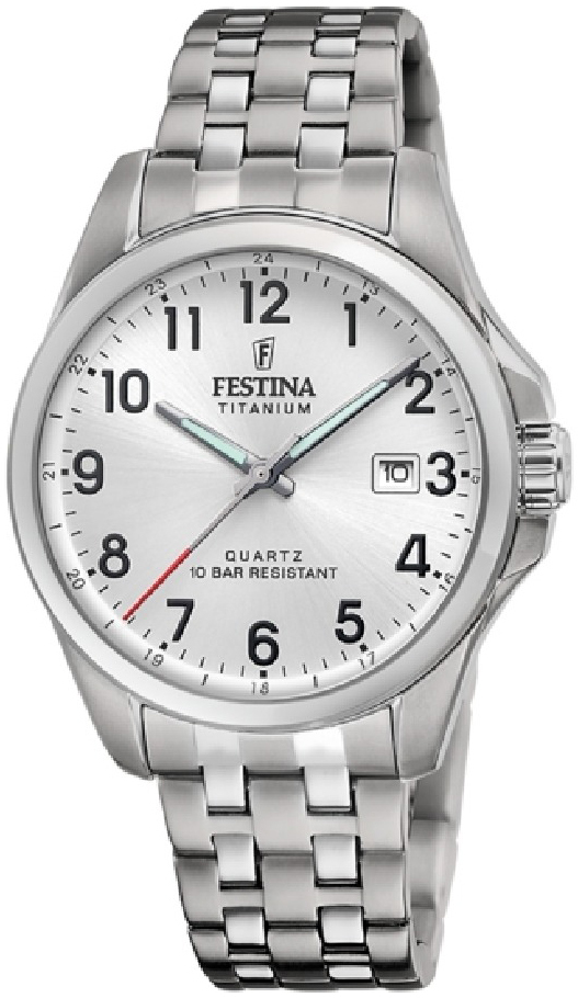 Festina Herreklokke F20696-1 Titanium Sølvfarget/Titan Ø41 mm