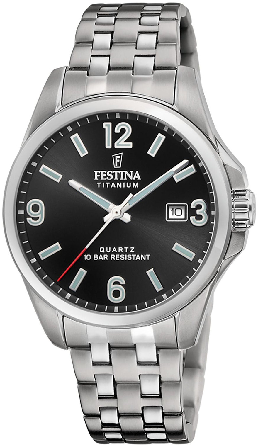 Festina Herreklokke F20696-3 Titanium Sort/Titan Ø41 mm