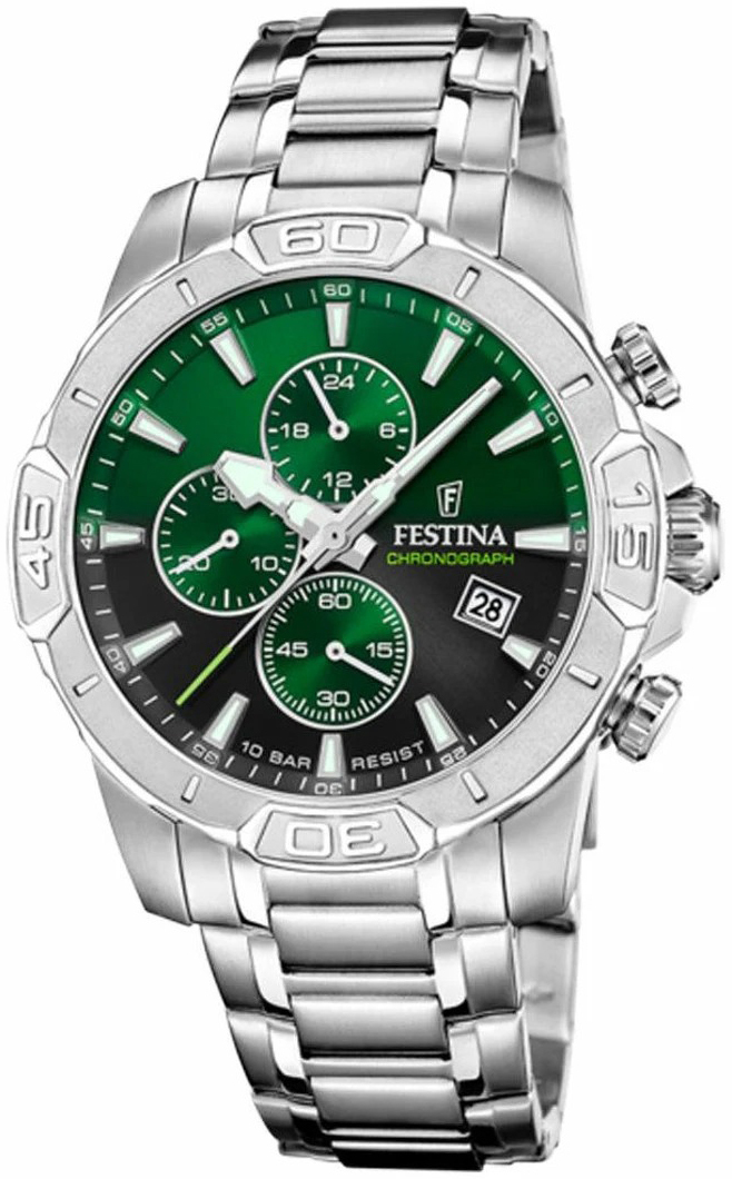 Festina Herreklokke F20704-5 Timeless Flerfarget/Stål Ø45 mm