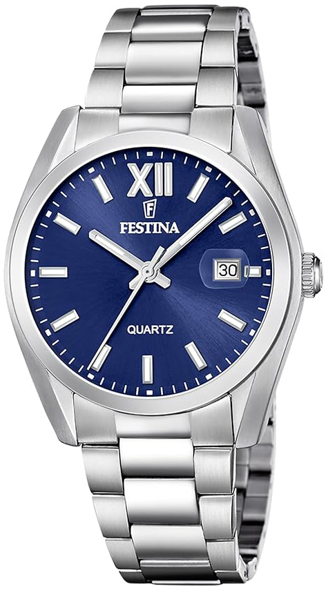 Festina Herreklokke F20707-7 Classic Blå/Stål Ø40 mm