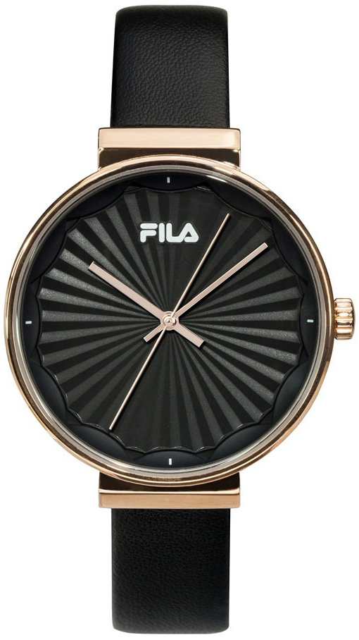 Fila 38-195-001 Classic Sort/Lær Ø42 mm