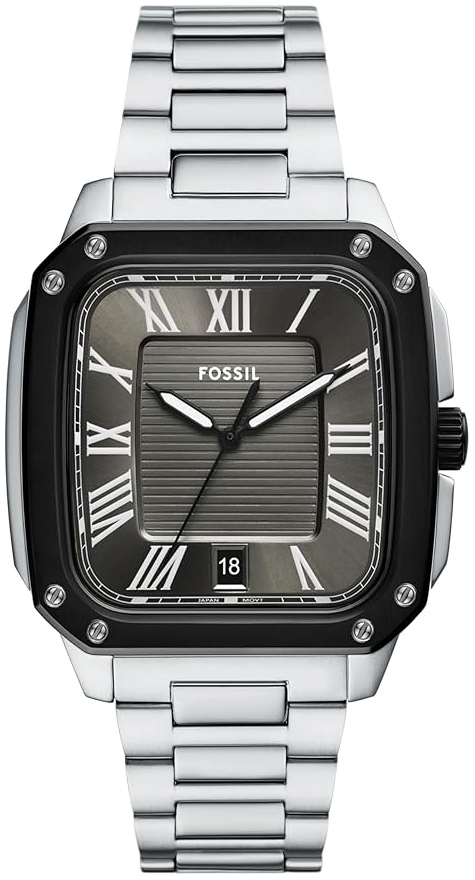 Fossil Herreklokke FS6122 Crosby Grå/Stål