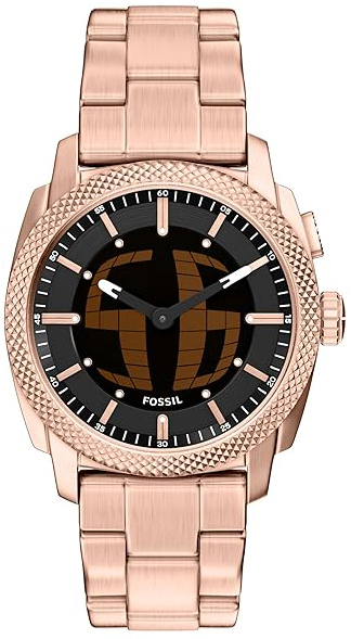Fossil Herreklokke FS6158 Machine Grå/Rose-gulltonet stål Ø41 mm
