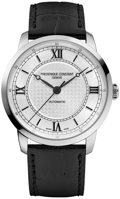 Frederique Constant Herreklokke FC-301S3B6 Classics Sølvfarget/Lær