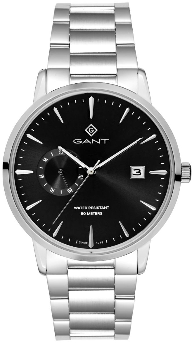 Gant Herreklokke G165015 East Hill Sort/Stål Ø43 mm