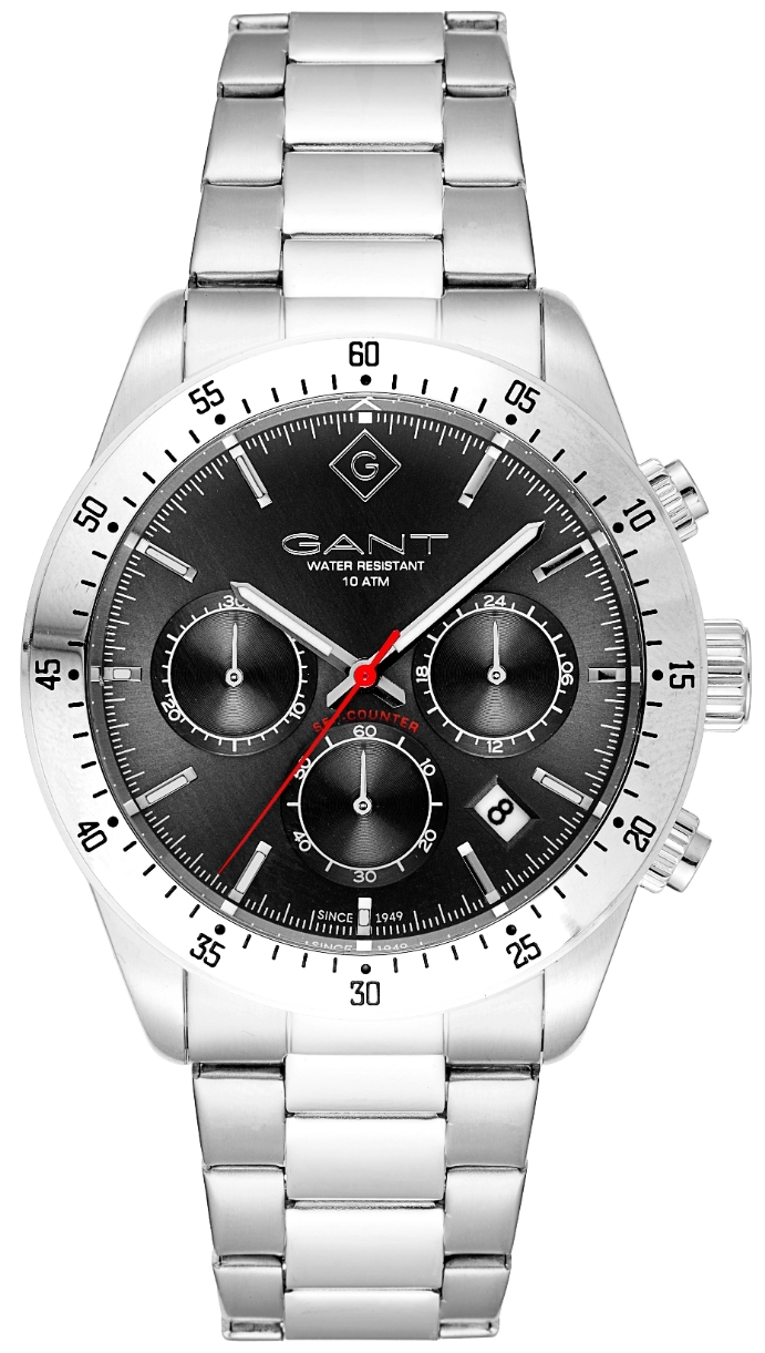 Gant Herreklokke G202002 Greenfield Sort/Stål Ø41 mm