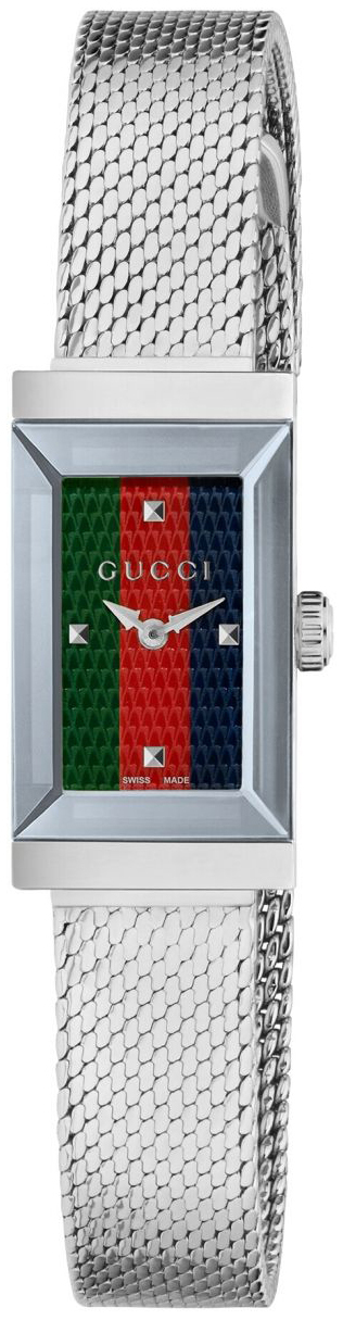 Gucci G-Frame Dameklokke YA147510 Flerfarget/Stål