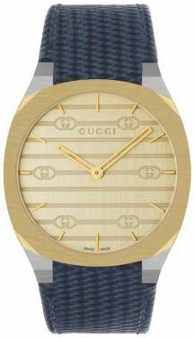 Gucci YA163418 Gull/Lær Ø38 mm