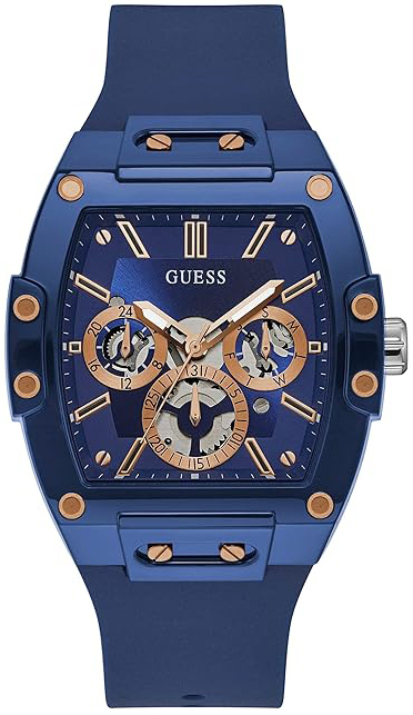 Guess Herreklokke GW0203G7 Phoenix Blå/Gummi