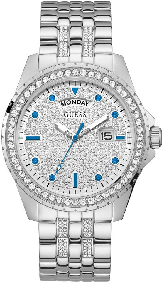 Guess Herreklokke GW0218G1 Sølvfarget/Stål Ø44 mm