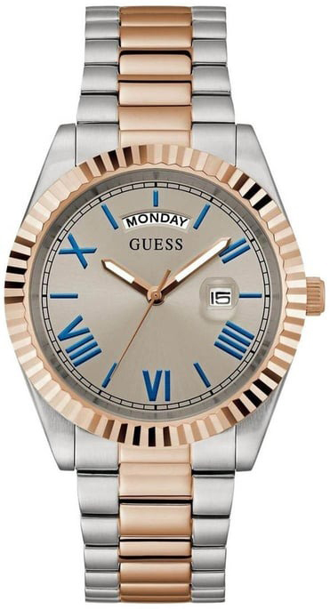 Guess Herreklokke GW0265G13 Connoisseur Grå/Rose-gulltonet stål