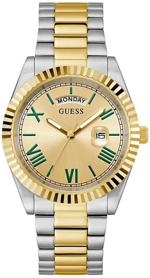 Guess Herreklokke GW0265G14 Connoisseur Gull/Gulltonet stål Ø42 mm