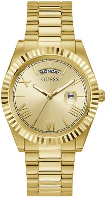 Guess Herreklokke GW0265G2 Connoisseur Gull/Gulltonet stål Ø42 mm