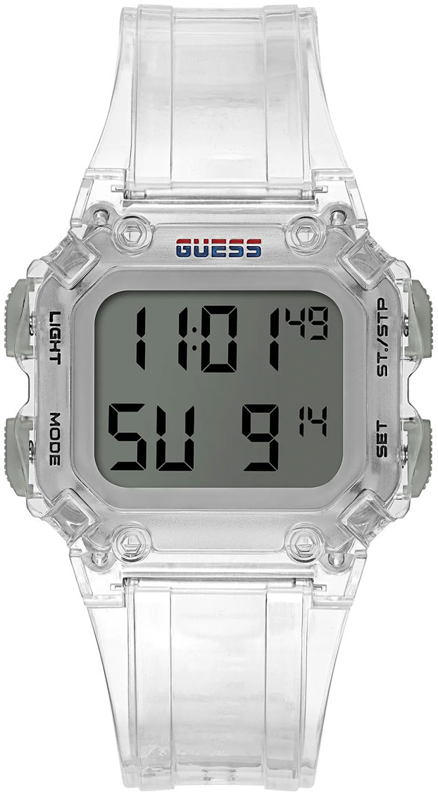 Guess Herreklokke GW0270G1 Stealth LCD/Resinplast