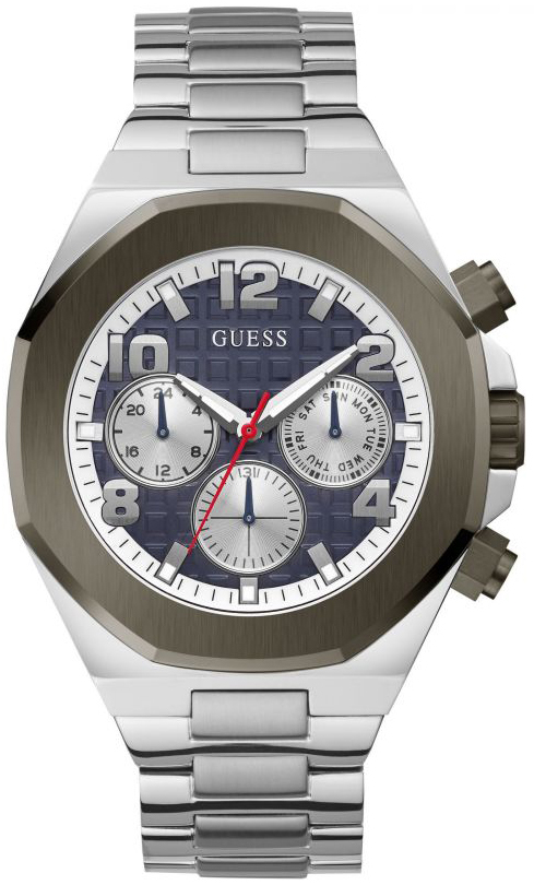Guess Herreklokke GW0489G1 Empire Blå/Stål Ø46 mm