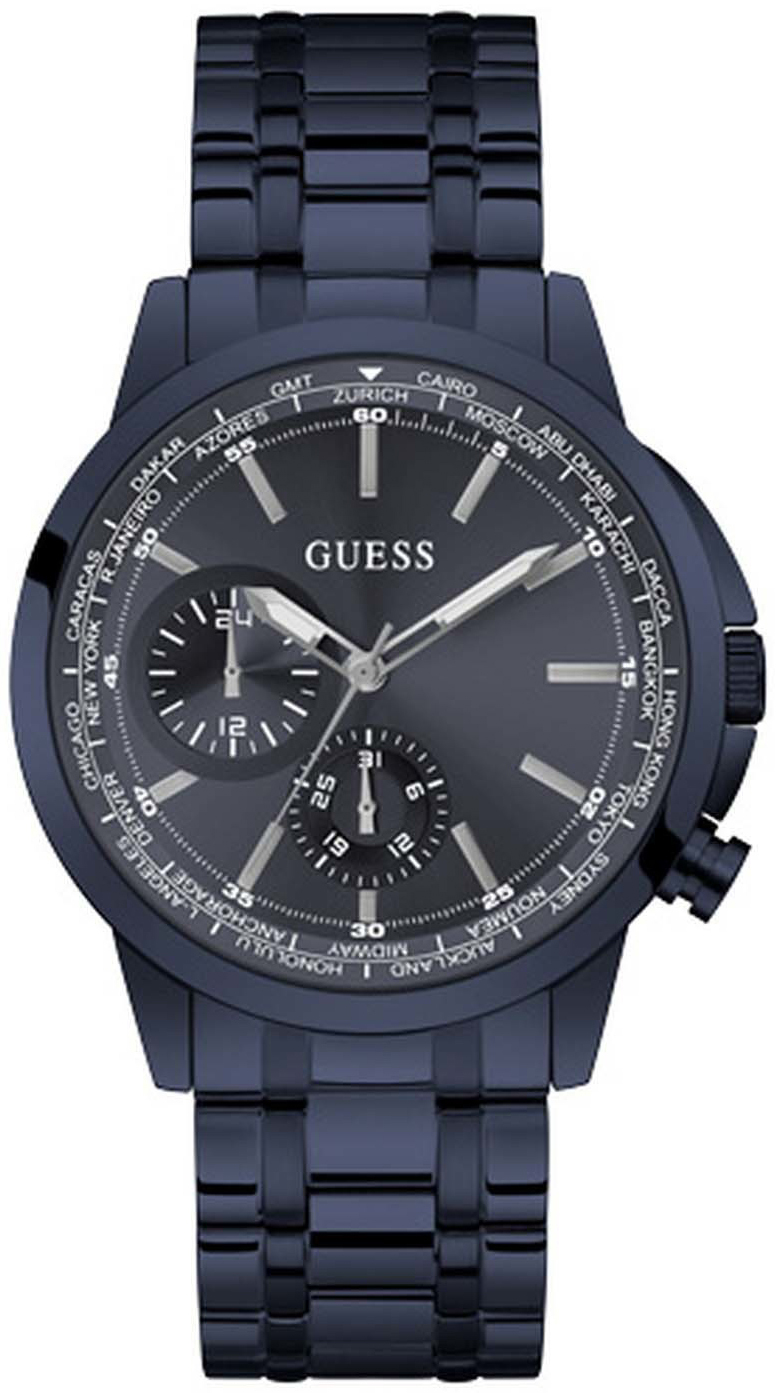 Guess Herreklokke GW0490G4 Spec Blå/Stål Ø44 mm