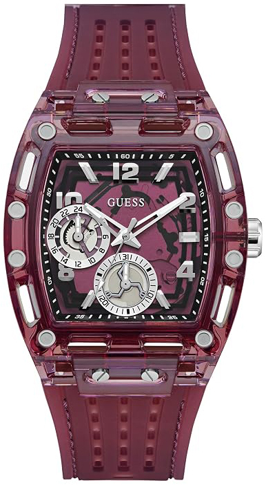 Guess Herreklokke GW0499G12 Phoenix Rød/Gummi