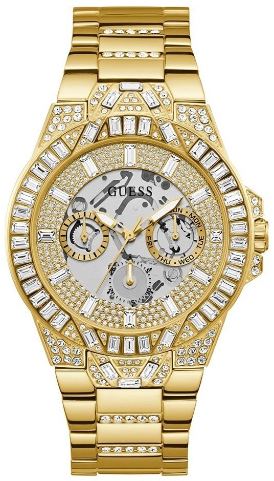 Guess Herreklokke GW0516G2 Dynasty Champagnefarget/Gulltonet stål