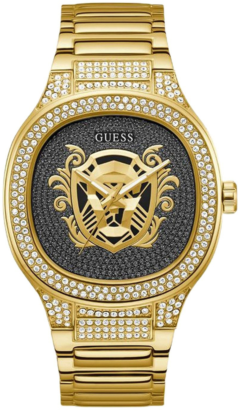 Guess Herreklokke GW0565G1 Kingdom Grå/Gulltonet stål Ø45 mm
